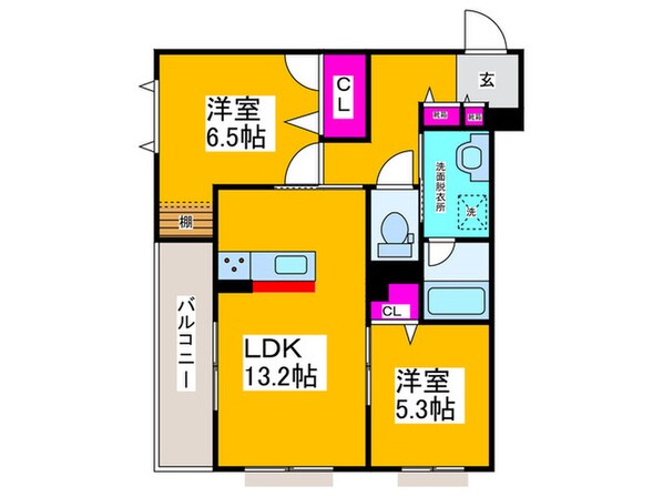 ShaMaison geo 白鷺の物件間取画像